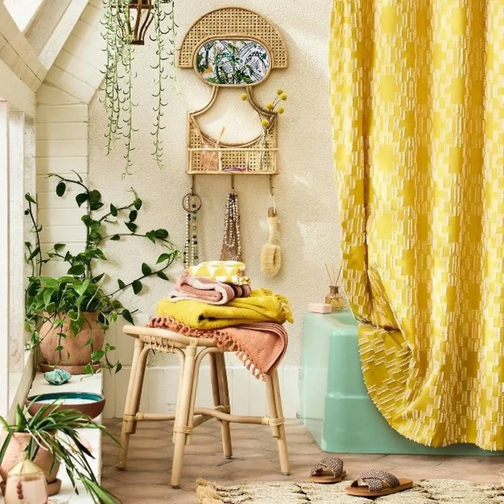 Target Figure Mirror with Basket - Opalhouse designed with Jungalow